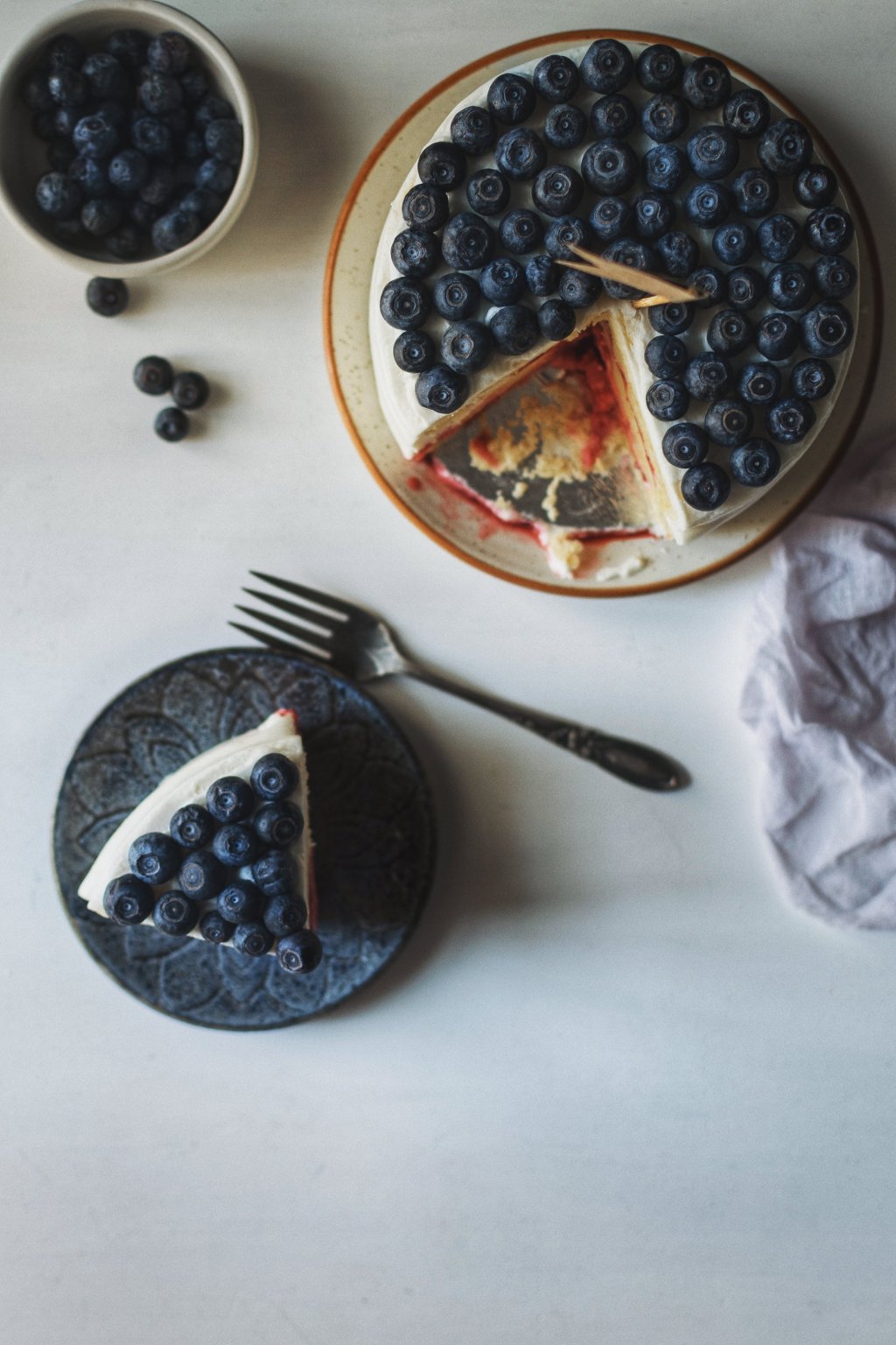 Lemon and Blueberry layer&nbsp;cake