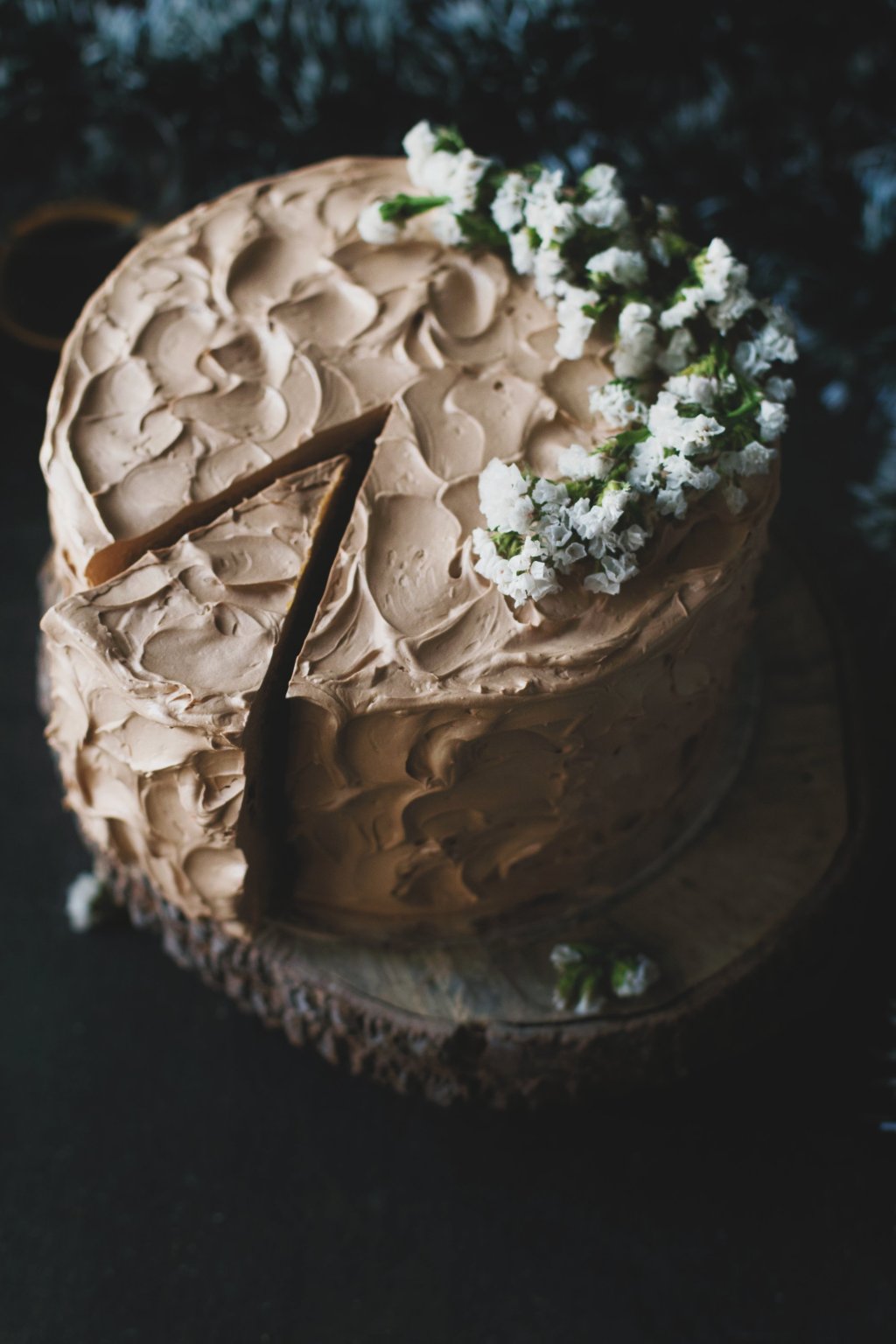 Brown butter Vanilla cake with Irish Coffee Swiss Meringue&nbsp;buttercream