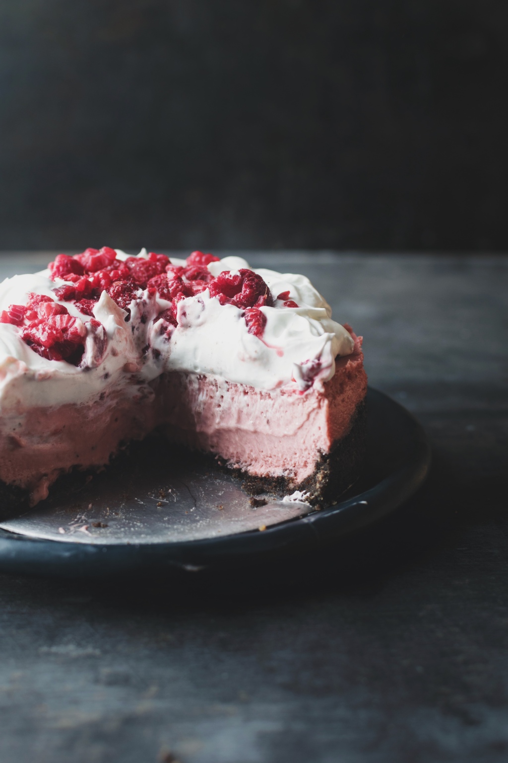 Berry Cheesecake (Eggless option and tips to achieve a crack-free cheesecake)