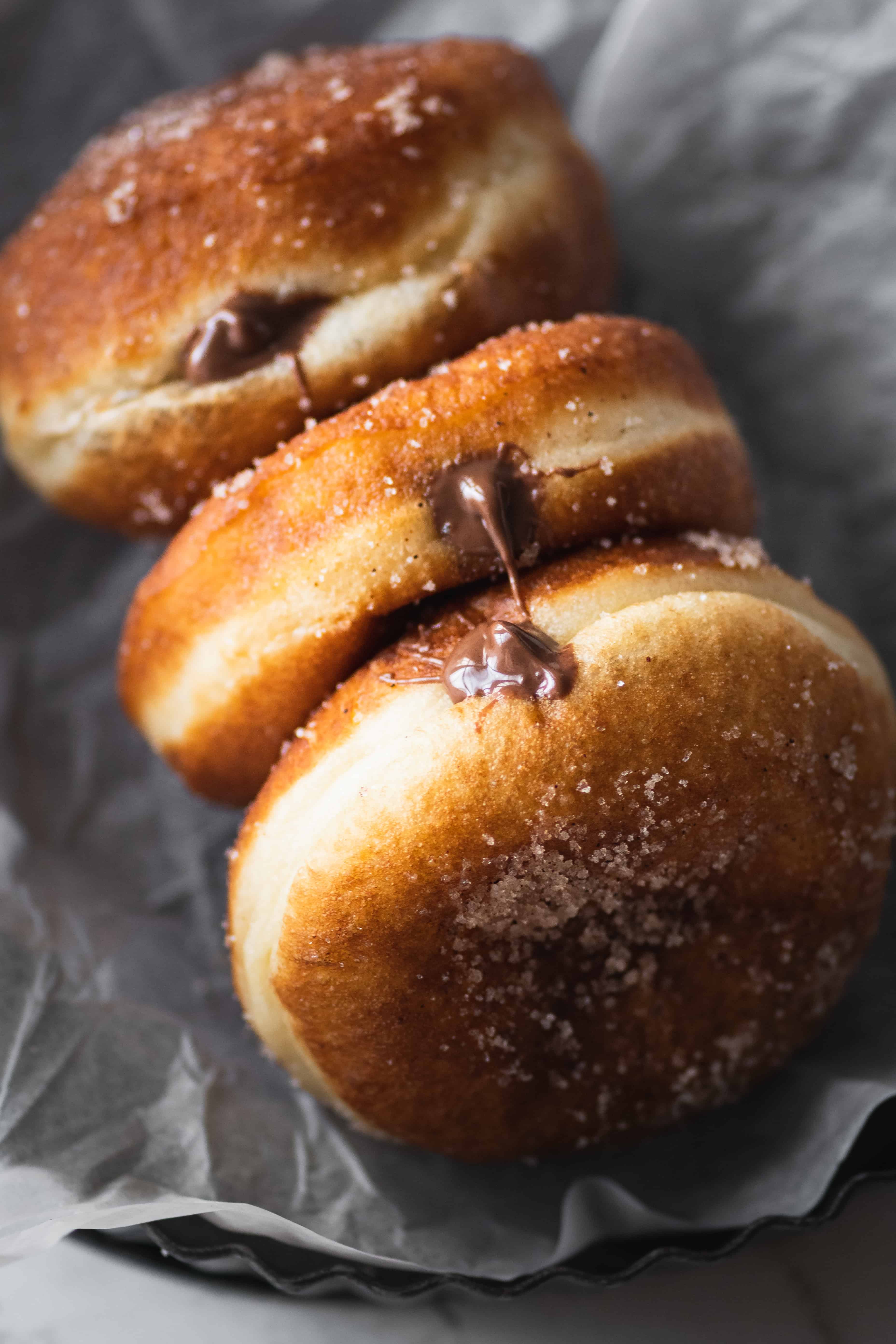 Nutella filled donuts