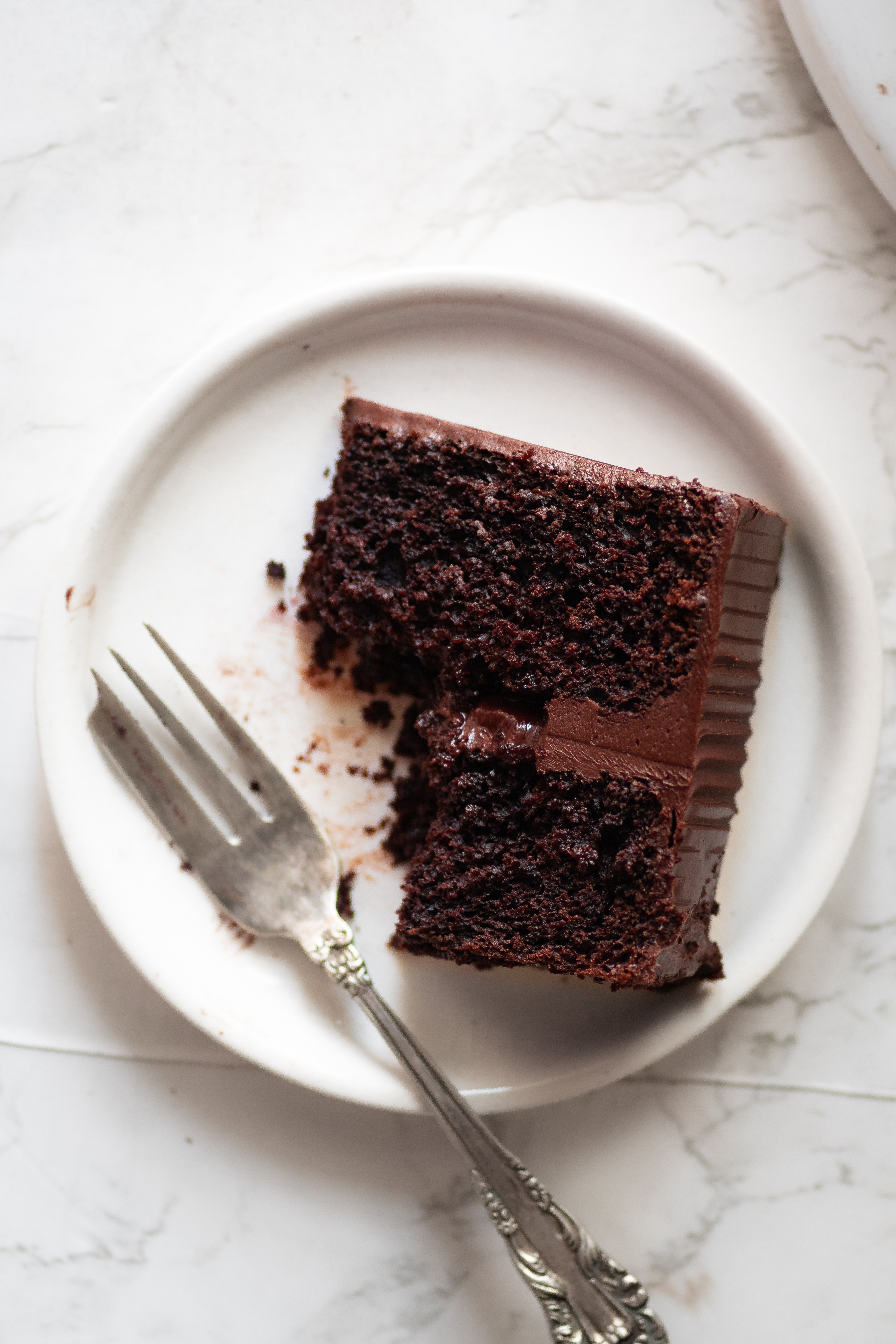 Chocolate and cherry cake
